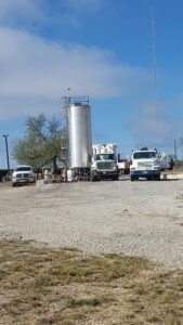 Emulsion/asphalt tank cleaning.